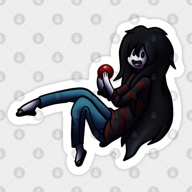 Marceline the Vampire Queen Sticker by VanumChan